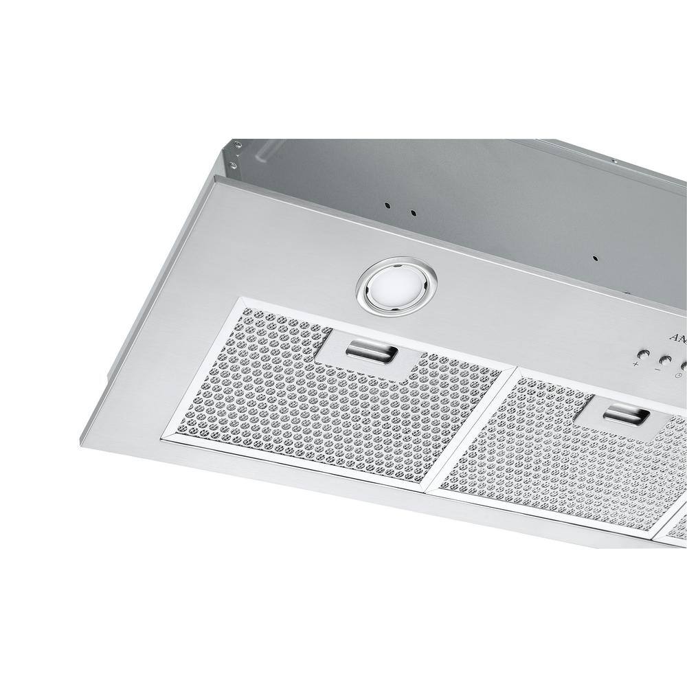 Ancona 36-Inch Stainless Steel Built-In Range Hood with LED Lights