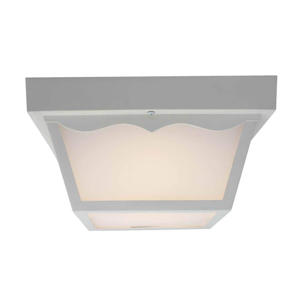 10.5 in. White LED Flush Mount