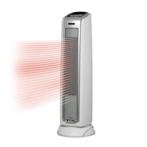 Tower 23 in. 1500-Watt Electric Ceramic Oscillating Space Heater, White