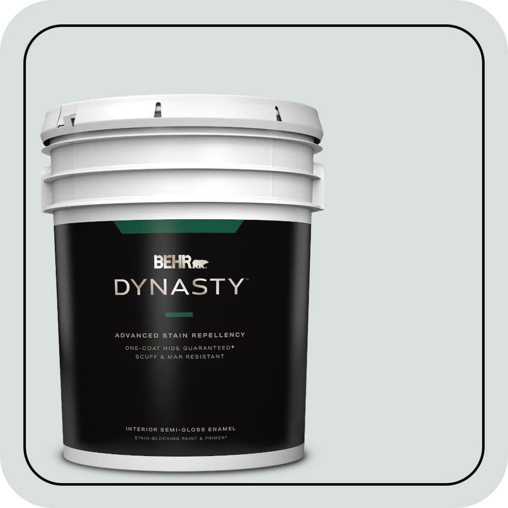 5 gal. #MQ3-50 River Veil One-Coat Hide Semi-Gloss Enamel Interior Stain-Blocking Paint & Primer price history on PriceWatchPro