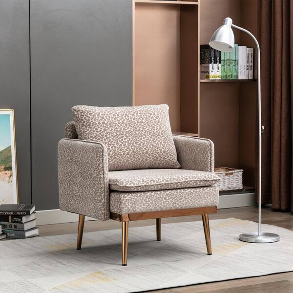 single grey chair for living room