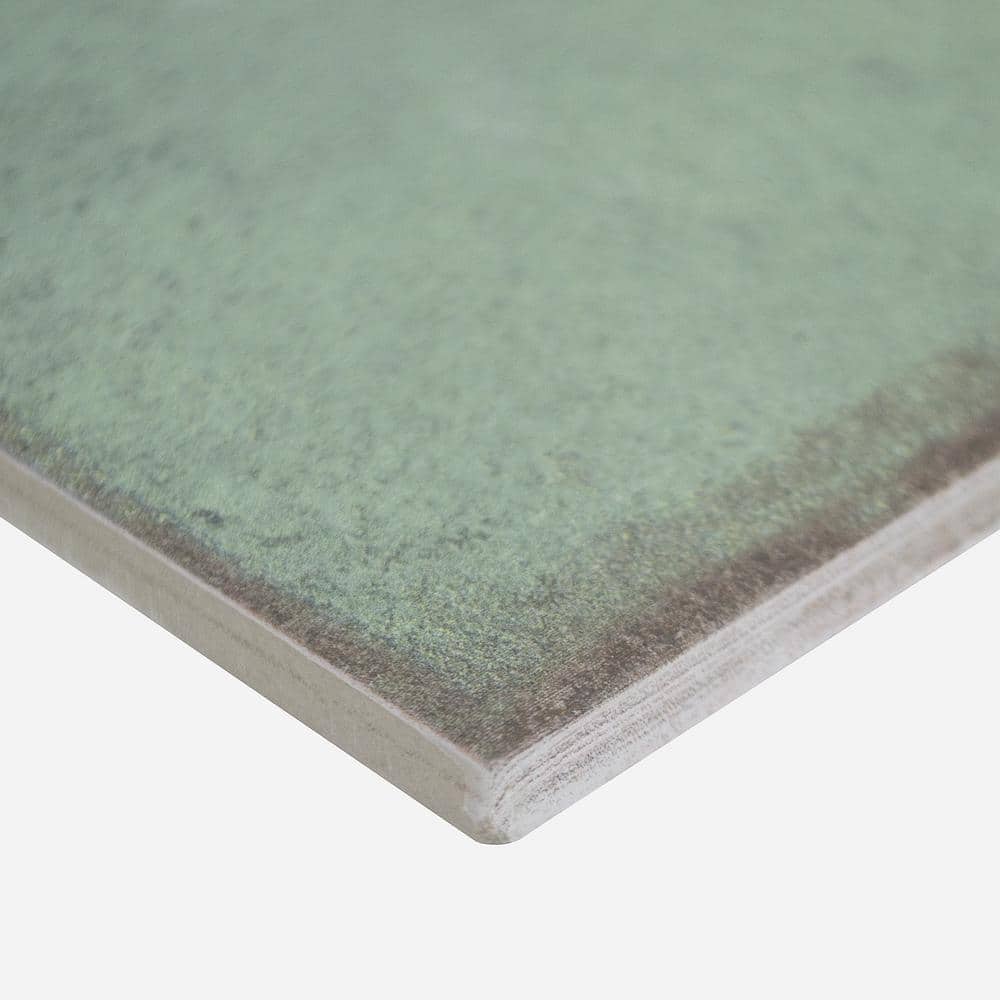 Coronado Green Matte 8" x 8" Porcelain Floor and Wall Tile