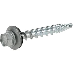 #10 x 1-1/2 in. Clear Head Roofing Screw 1 lb.-Box (98-Piece)