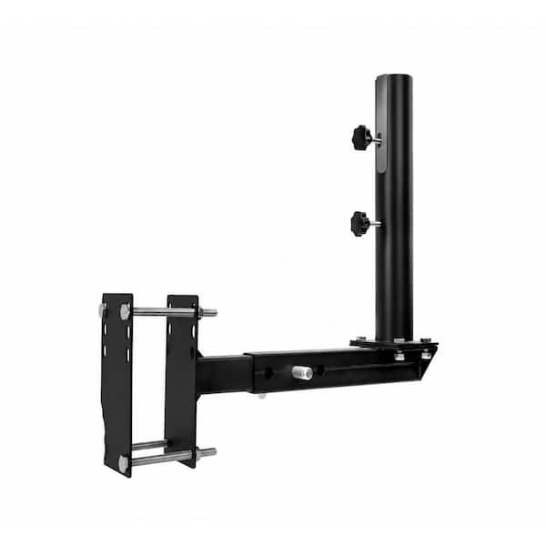 Adjustable Heavy Duty Stainless Steel RV Flag Pole Mount Camper Holder 3-in-1 Frame Hitch Bumper Mount