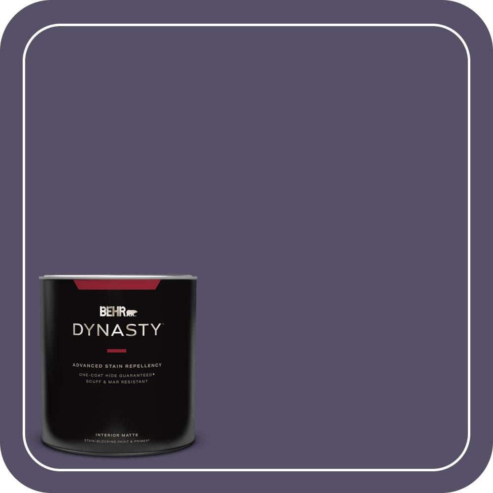 1 qt. #650F-7 Violet Eclipse Matte Interior Stain-Blocking Paint and Primer price history on PriceWatchPro