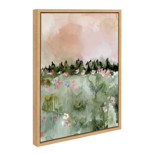 Sylvie "Landscape 01 in. by Annie Quigley Natural Framed Art Print 18 in. x 24 in.