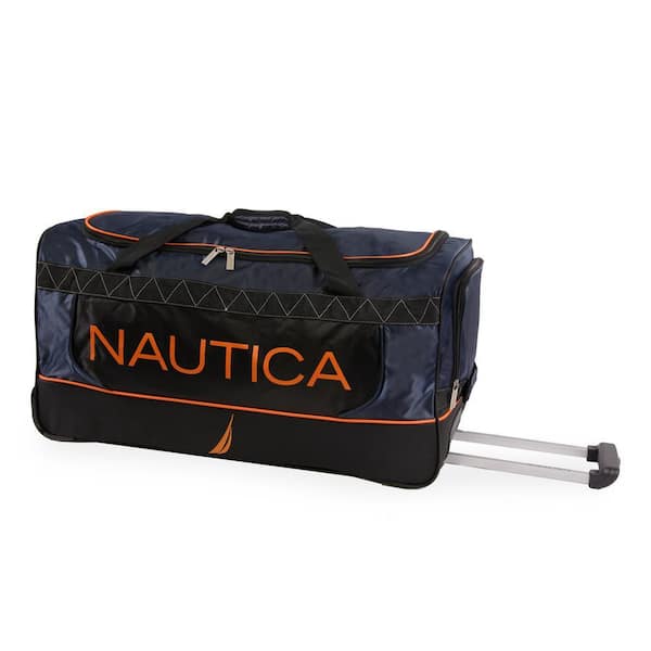NT HALIO 30 in. ROLLING DUFFEL - NAVY/ORANGE