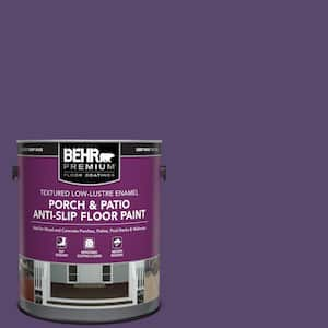 1 gal. #P570-7 Proper Purple Textured Low-Lustre Enamel Interior/Exterior Porch and Patio Anti-Slip Floor Paint