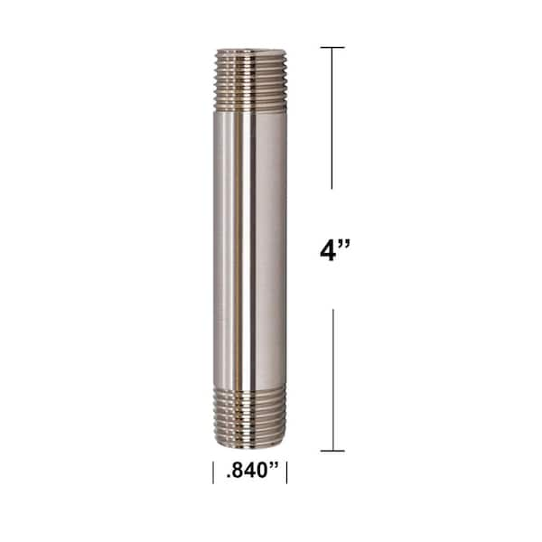 Semi-fast straight fitting cylindrical thread pipe union, nickel-plated  brass