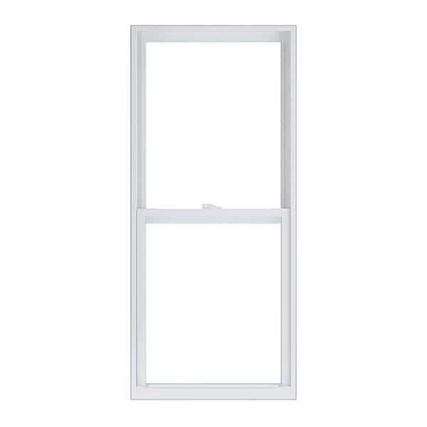 American Craftsman 24 in. x 54 in. 50 Series White Single Hung Low-E Argon Glass Vinyl Replacement Window, Screen Incl