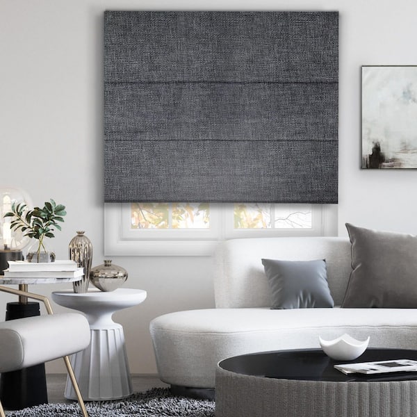 Chicology Lexington Pebble Cut-to-Size Cordless Blackout Privacy Polyester Roman Shade 47 in. W x 72 in. L