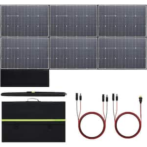 600-Watt Monocrystalline Portable Solar Panel Waterproof IP67 RV Solar Panel Kit with 44V Output Foldable Solar Charger