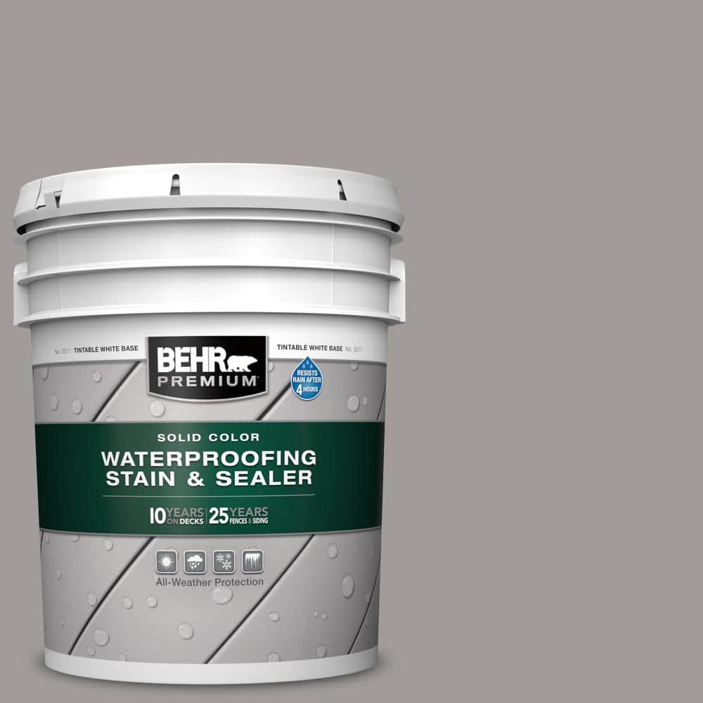 Reviews for BEHR PREMIUM 5 gal. BNC17 Casual Gray Solid Color
