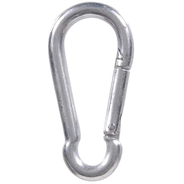 Stainless Steel Clasp Small Bean Style Fast Spring Hook Snap, 2-5/8 x  1-1/4