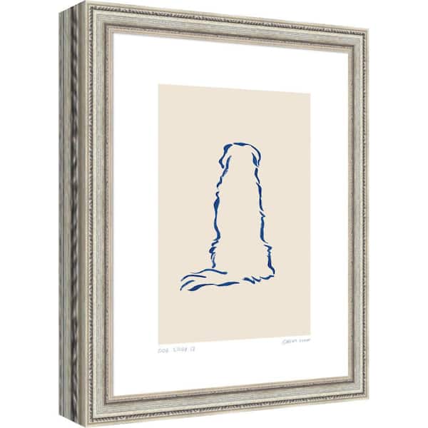 Cordelia "Dog Study" by Chelsea Kuran Dogs Framed Art Print 11 in. x 9 in.