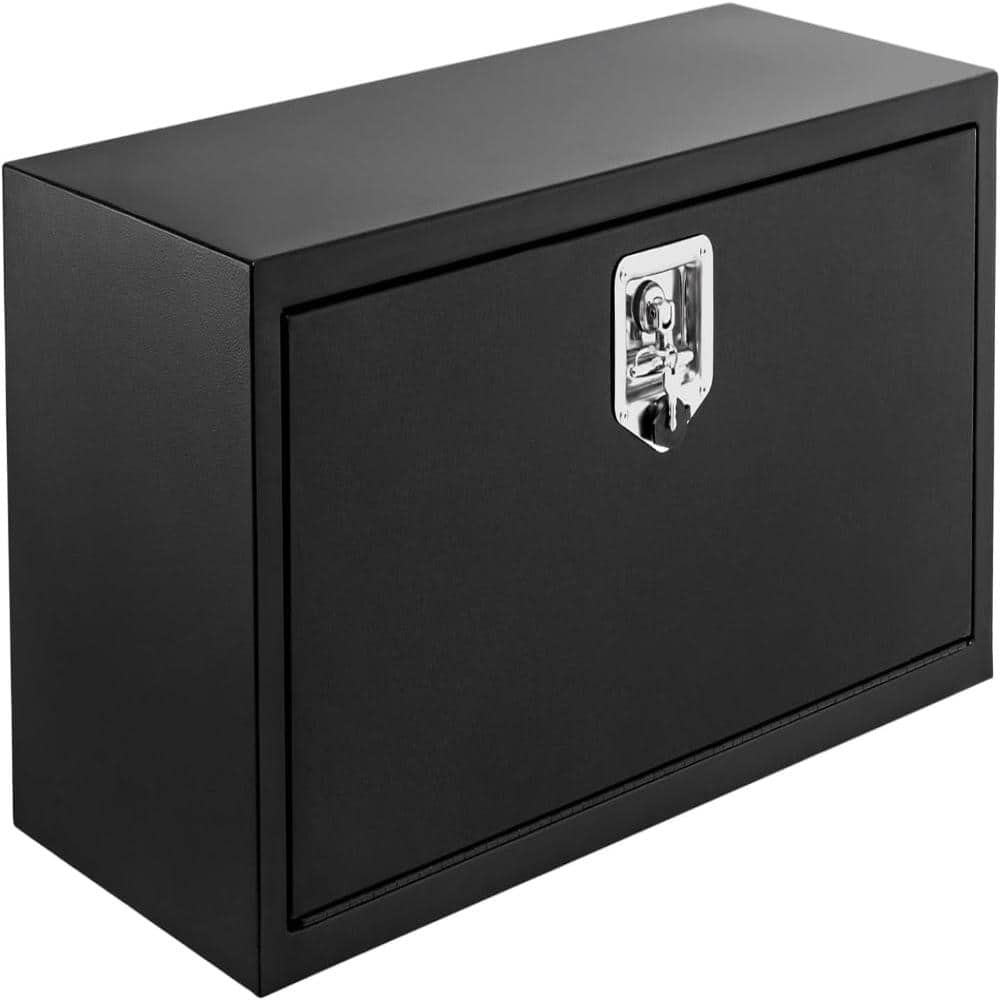 24x14x16 in. Truck Tool Box, Steel Storage Chest ,Heavy-Duty Black Powder Coated Lockable Organizer for RV, Trailer price history on PriceWatchPro