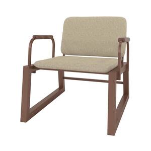 Low wooden online armchair