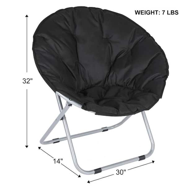 Portable Moon Chair Outdoor Folding Ultralight Metal Tube Camping Beach  Chair Fishing Stool