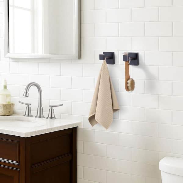 Stainless Steel Single J-Hook Robe/Towel Hook in Oil Rubbed Bronze 6-Pack