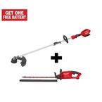 M18 FUEL 18V Lithium-Ion Brushless Cordless QUIK-LOK String Trimmer and Hedge Trimmer Combo Kit (2-Tool)