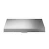 Zephyr Tempest II 48 in. 650 CFM Convertible Wall Mount Range Hood with ...