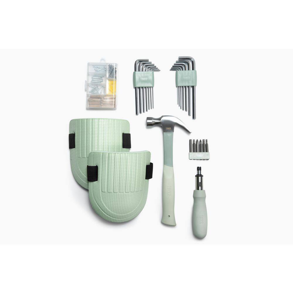 Furniture Assembly Tool Kit with Hammer, Ratchet Screwdriver, Allen Keys and Knee Pads price history on PriceWatchPro