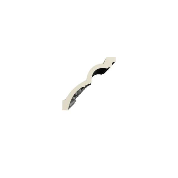 Ekena Millwork Frisco 4 in. D x 5.5 in. W x 96 in. L Polyurethane Crown Moulding