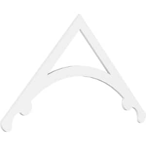 1 in. x 72 in. x 36 in. (12/12) Pitch Legacy Gable Pediment Architectural Grade PVC Moulding