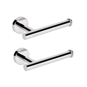 Bathroom Wall-Mount Single Post Toilet Paper Holder Tissue Holder in Stainless Steel Poilshed Chrome(2 Pack)