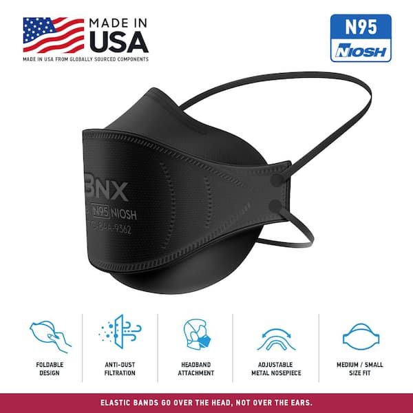 BNX N95 Mask Respirators & KN95 Mask Manufacturer - Made in USA
