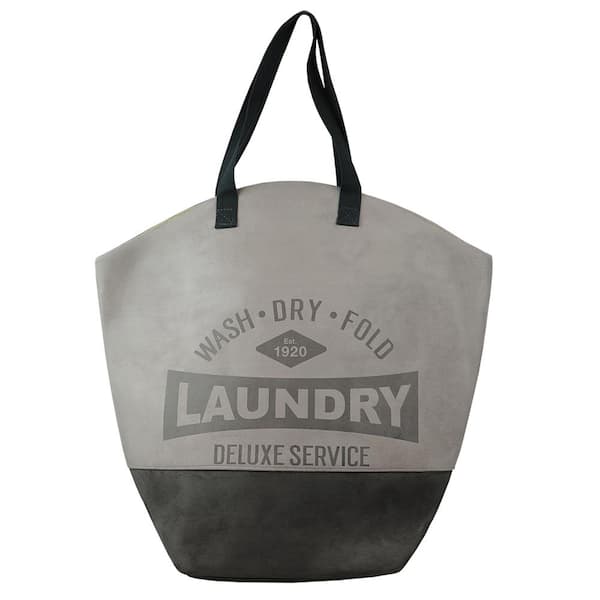 better homes and gardens laundry bolsa tote canvas with handles
