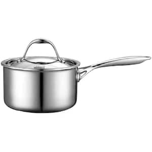 Multi-Ply Clad 1.5 qt. Stainless Steel Sauce Pan with Lid