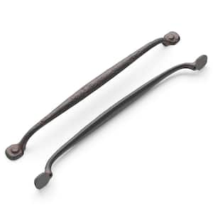 Refined Rustic 12 in. (305 mm) Rustic Iron Cabinet Pull (5-Pack)