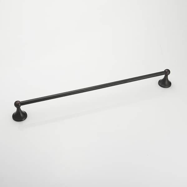 BWE Traditional 24 in. Wall Mounted Bathroom Accessories Towel Bar Space  Saving and Easy to Install in Oil Rubbed Bronze TW004-24-ORB - The Home  Depot