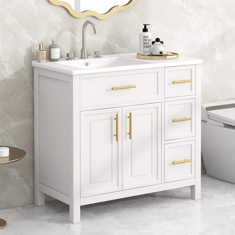 Staykiwi 36 in. W x 18 in. D x 34 in. H Freestanding Bath Vanity