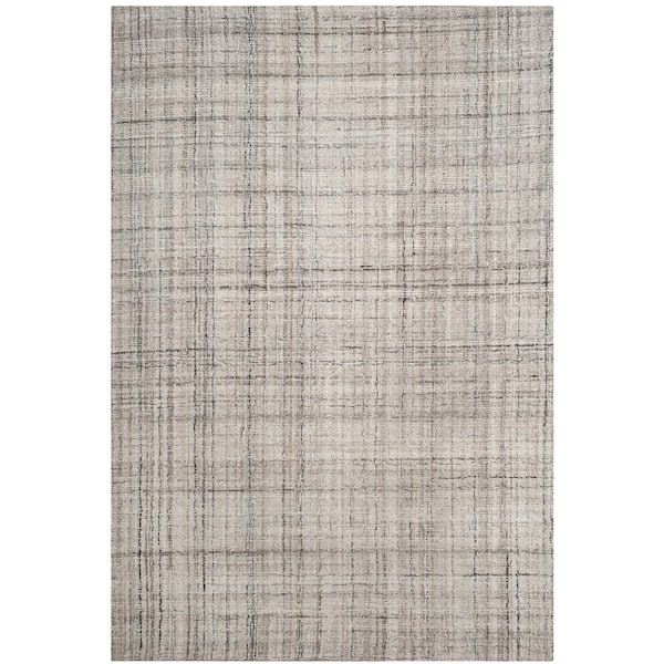 SAFAVIEH Abstract Camel/Black 6 ft. x 9 ft. Solid Area Rug