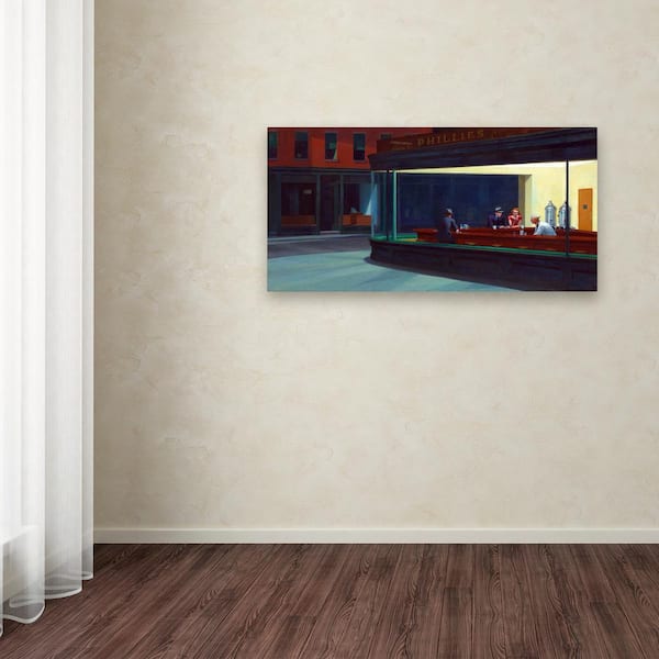Trademark Fine Art Nighthawks by Edward Hopper Culture Wall Art 10