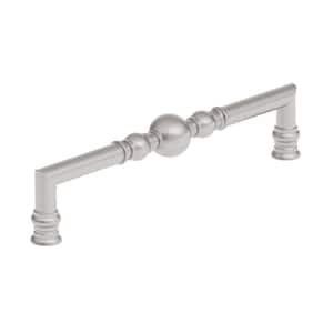 Firenze Collection 7 9/16 in. (192 mm) Brushed Nickel Traditional Round Cabinet Bar Pull