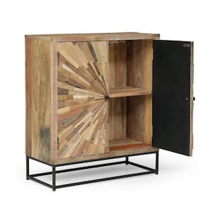 Orem Natural Accent Cabinet with Doors