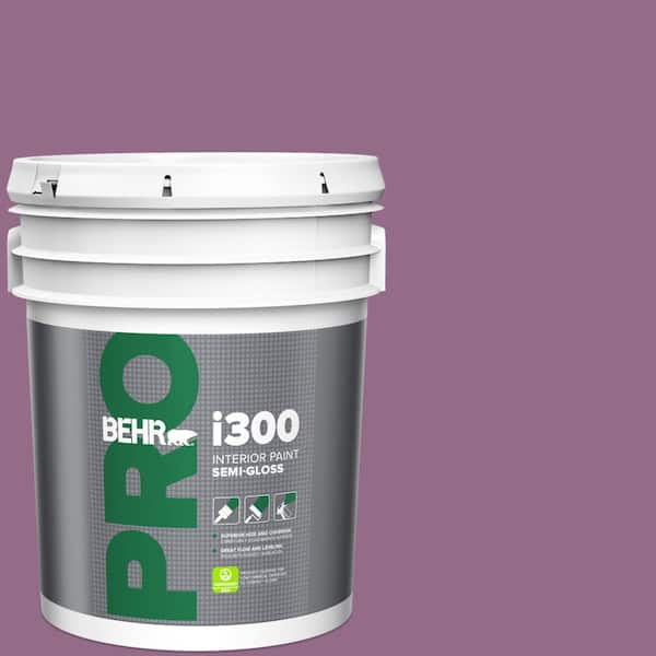 BEHR PRO 5 gal. #M110-6 Sophisticated Lilac Semi-Gloss Interior Paint