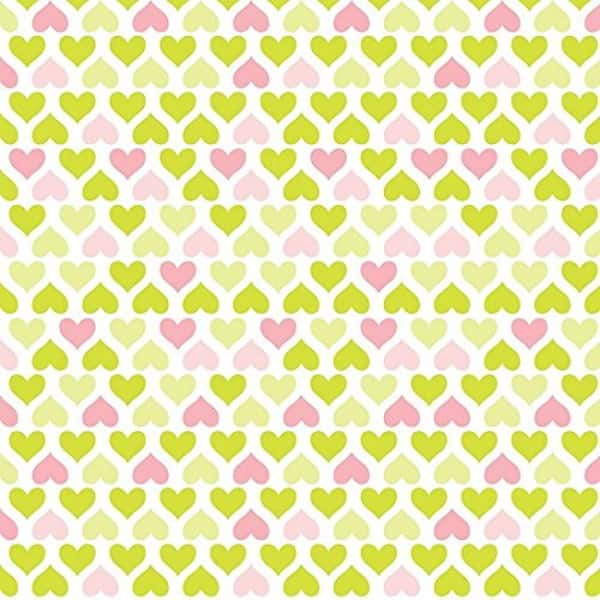 Con-Tact Creative Covering 18 in. x 20 ft. Lemonade Hearts Self-Adhesive Vinyl Drawer and Shelf Liner (6 rolls)