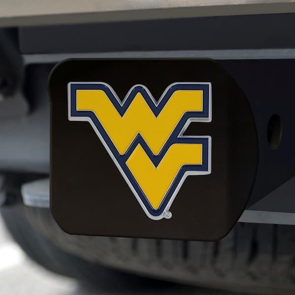 FANMATS NCAA West Virginia University Color Emblem on Black Hitch