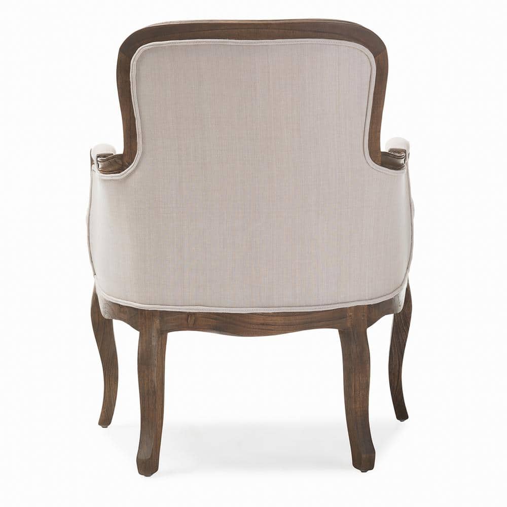 Napoleon Traditional French Accent Chair with Ash Wood Frame