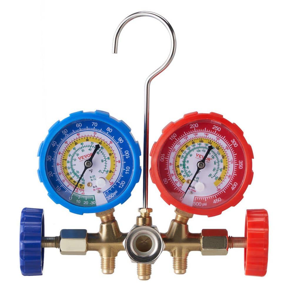 3-Way AC Manifold Gauge Set Brass Copper for R134A R22 R12 R502 Refrigerant price history on PriceWatchPro