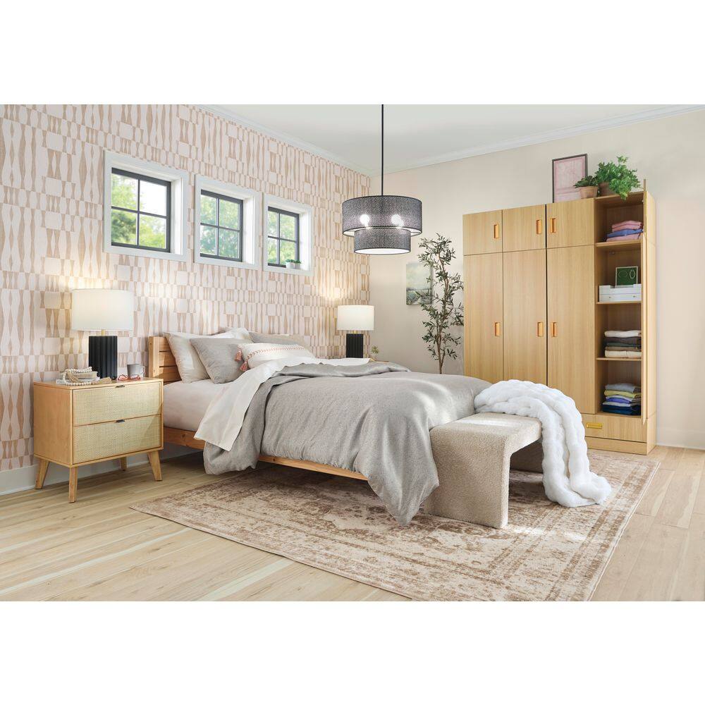 Gray Organic Cotton Queen Comforter Set with Reversible Design