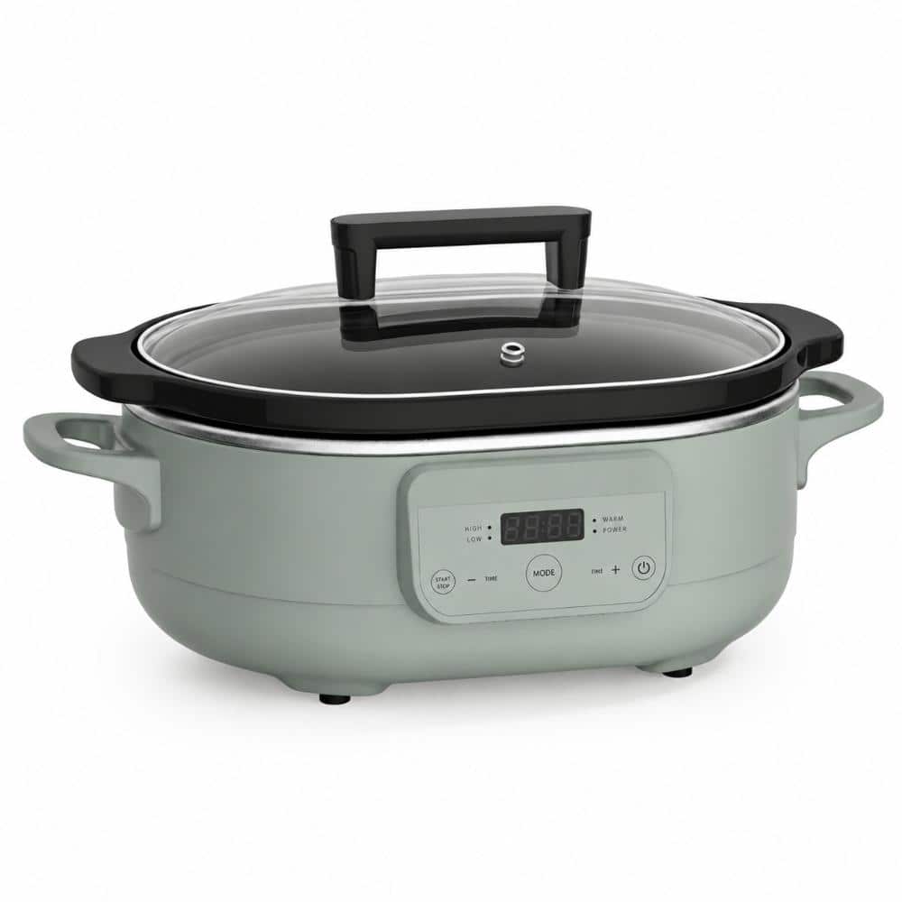 6 Quart Programmable Slow Cooker with Removable Nonstick Pot and Keep Warm Function for Family Meals price history on PriceWatchPro