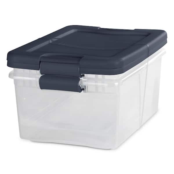 Sterilite 15 qt. 2PK Latching Storage Tote - INK