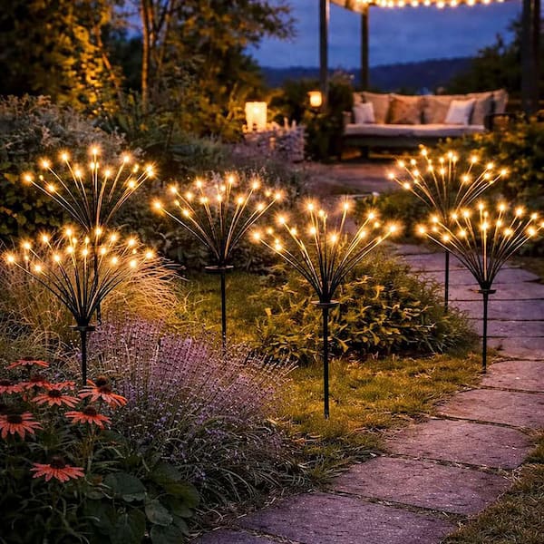 J.GARDEN59 J庭 backlight バックライト チラシ 韓国BL Firefly Glow Solar Color-Changing & Warm White Stake Lights, 10