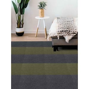 DIP Residential/Commercial Manzanilla Green 19.7 in. x 19.7 Loose Lay Carpet Tile (4 Tiles/Case) 10.7 sq. ft.