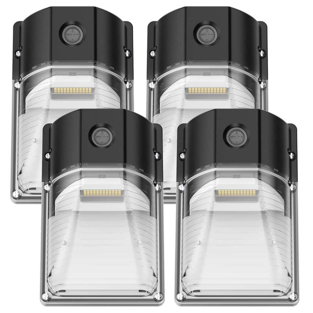 4 Pack 30W Mini LED Wall Light with Dusk to Dawn Photocell, 5000K Wall Pack Light Outdoor Led, AC120V 3600LM Waterproof price history on PriceWatchPro